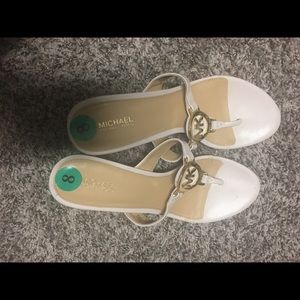 New Michael Kors wedged sandals size 8